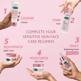 Cetaphil Brightening Day and Night Protection Cream, White, 50ml (Combo)